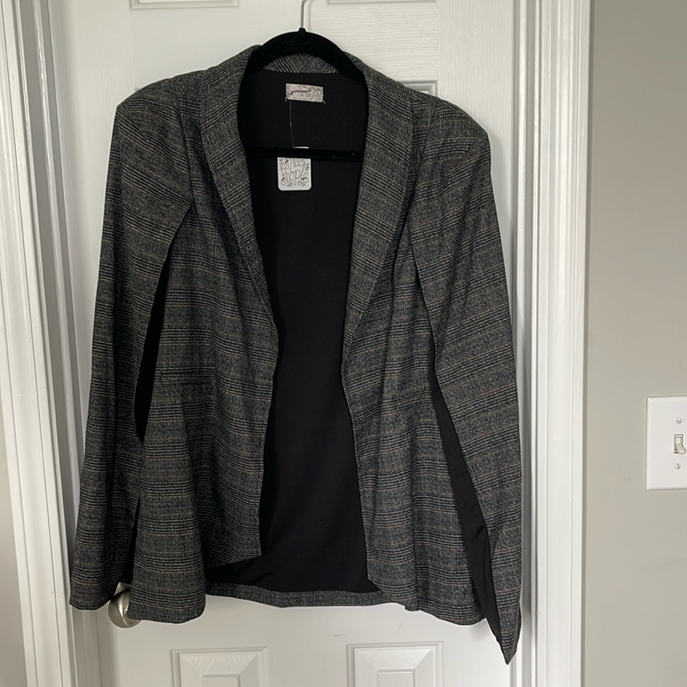 Free People Cape Blazer